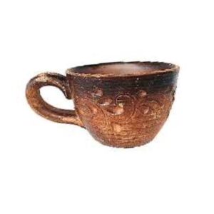 Kubek Cappuccino, Dekor, czerwona glina