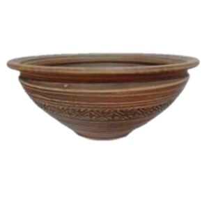Makutra ceramiczna #1, czerwona glina