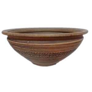 Makutra ceramiczna #4, czerwona glina
