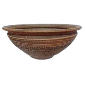 Makutra ceramiczna #3, czerwona glina